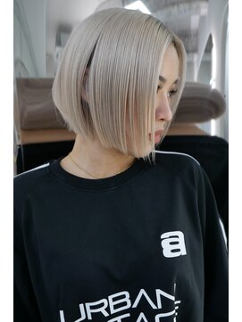 ガガ 心斎橋(GAGA) イメチェン◎ペールベージュ大人ガーリーハッシュカット