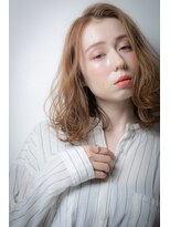 モッズヘア 越谷(mod's hair) ハイトーンカラー外国人風ルーズカールボブv越谷10代20代30代