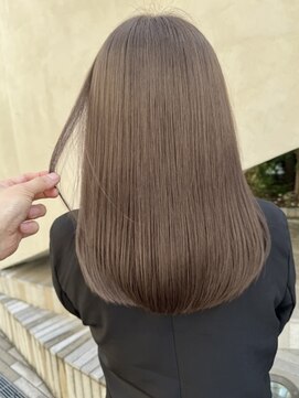コート 表参道(Cote) Cote 美髪/ダークアッシュ/セミディ/髪質改善/ストレートヘア