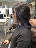 ナイン(N INE.)&nbsp;インナーカラー×ブルー