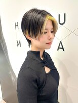 ハルキミナト ジャパン ヨコハマ(HARUKI MINATO japan YOKOHAMA)&nbsp;ハンサムショート/インナーカラー/20代30代40代50代