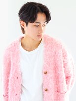 <翁長孝輔>2wayナチュラルセンターパートにシークレットパーマ