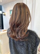 キャアリー(Caary)&nbsp;福山人気韓国風巻き髪ショコラベージュ艶髪20代30代40代小顔ヘア