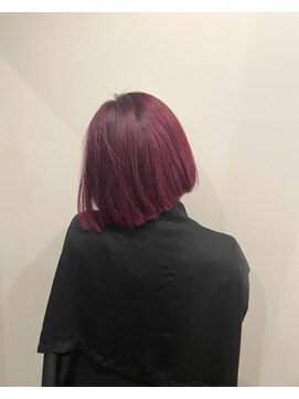 ユニコ(unico) ピンク/ダブルカラー/ボブ