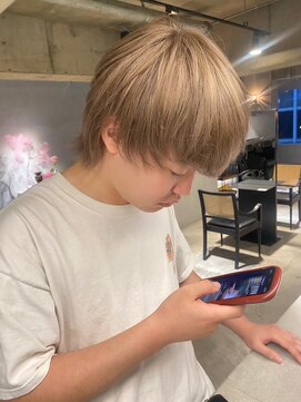 リール(rire) rireベリーショートダークアッシュニュアンスパーマ韓国マッシュ