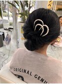 シニヨンヘアセット