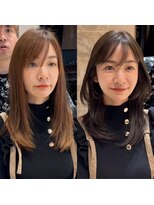 アンジュレーブ(AngeReve)&nbsp;前髪【2wayバング】作って大変身★レイヤーカットお任せ下さい★