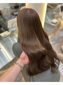 ワンカラーで作るベージュカラー
