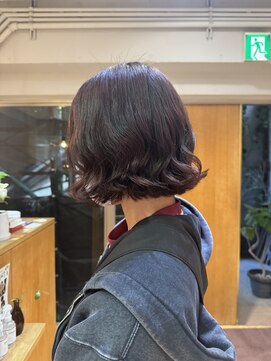 ボブパーマ/コテ巻き風パーマ/ミックスパーマ