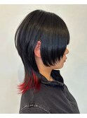 中性ウルフメンズウルフカットマッシュウルフショートウルフ