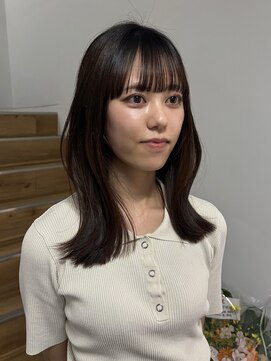 ヨーク(YOKE) 【YOKE】くびれボブロブミディアムレイヤー前髪顔周りカット