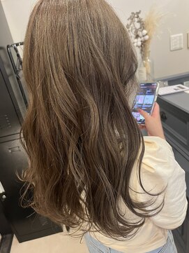 イブ(ive) ブリーチなしグレージュカラー