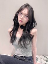 ジェム リット(GEM lit) 《LUNA》ワンホン/くびれ巻き/韓国ヘア/グレージュ