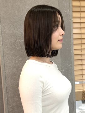 ロンド 表参道店(Lond) ボブ 切りっぱなしボブ