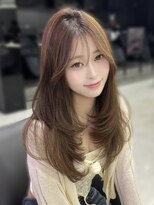 ジーナリア(Xena ria)&nbsp;ヘーゼルベージュ/ダブルカラー/レイヤーカット/ハッシュカット