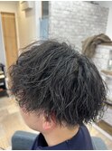 『宇城市｜ツイストスパイラルパーマ』
