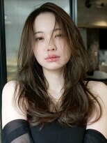 シオン(shion) 顔周りレイヤー大人ガーリーロング韓国ヘア_F21384