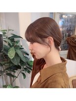 アミュレ ヘア サロン(Amule hair salon)&nbsp;流れる顔周りカット２０２６流行カット韓国風スタイリング