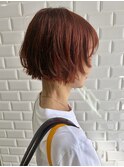 ［横浜駅/ショートボブ/ショートカット/顔周りレイヤーカット］