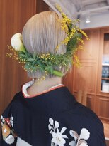 ユルクメゾンシティ 名古屋(JURK MAISON CITY) 名古屋/ミルクティーブロンド/ダークブルー/デジタルパーマ