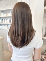 キャアリー(Caary) 福山市美容室Caary髪質改善ストレートパーマ秋ベージュカラー