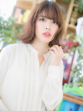 カバーヘア ブリス 上尾西口店(COVER HAIR bliss) ■透け感シースルーバング外ハネボブ104-4★上尾20代30代40代