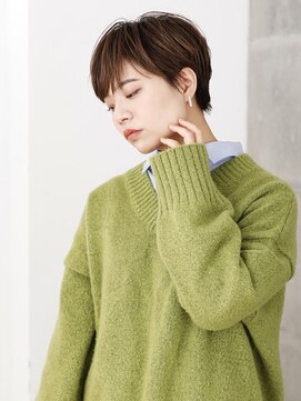オーブ ヘアー ブランコ 久米川店(AUBE HAIR Blanco) 【AUBE HAIR】カジュアル_丸みショートスタイル