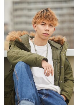 メンズサロンドットリアン(dot. lien) 【men’s salon dot. Tokyo】オレンジブラウン×スパイラル