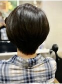 ナチュラルショートボブ
