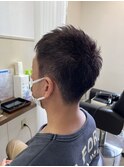 《見附 今町》大人メンズ アップバング 刈り上げ 短髪