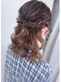 【池袋駅西口・ヘアセット】ハーフアップ