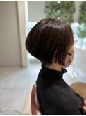 前下がりショートボブ