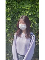 ソイルアヴェダ(Soil AVEDA)&nbsp;韓国風レイヤーカットピンクパープル