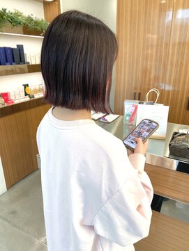 カッツ 駅家店(CUT S) ブリーチなしピンクブラウン○