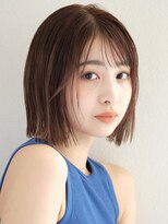 ミンクス渋谷スマートサロン(MINX shibuya smart salon)&nbsp;似合わせ イメチェンヘアスタイル ハッシュカット フルバング