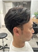 カット/メンズ/ツーブロック/パーマ/ツイストスパイラルパーマ