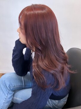 シエルバイアフロート(ciel by afloat) 〇チェリーレッド 赤髪 ブリーチなし 韓国ヘア ヨシンモリ