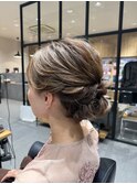【山嵜 栞】結婚式参列ヘア