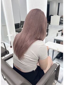 アイセ(I.se Eir TOKYO) ピンクベージュ/ケアブリーチ/レイヤーカット/西葛西/葛西