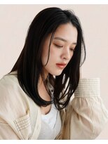 銀座駅/ブリーチなし/酸性ストレート/韓国/韓国ヘア