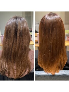 ヘアリゾート ルアーナ エルア(Hair Resort LUANA `elua) 【ブリーチ2回】髪質改善縮毛矯正☆中橋