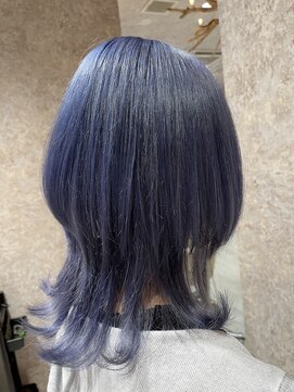 ヘアー ブランコ(hair Blanco) ダメージレスダブルカラーペールコバルト