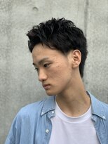 ビューティーリゾート アカヒゲ(Beauty Resort AKAHIGE) パーマ風アップバングショート