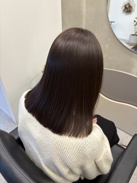 サイン(Sign) ブリーチ無し／マロンベージュ【木下太一】