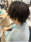 ショートマッシュウルフボブレイヤー