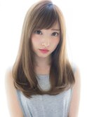 大人清楚系ロングボブ