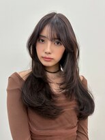 ヒュー 広島(HEW)&nbsp;20代30代大人かわいいレイヤーカットグレージュヘア