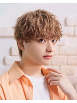 オーシャントーキョー ウエスト 心斎橋(OCEAN TOKYO WEST) 波巻きパーマツイストスパイラルパーマセンターパートウルフ