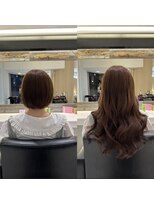 リゼル シブヤ(RISEL SHIBUYA)&nbsp;シールエクステ90本でショートからロングに！