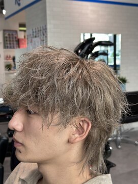 オーシャントーキョー 神戸(OCEAN TOKYO KOBE) ミルクティーグレージュマッシュウルフハイトーンカラー